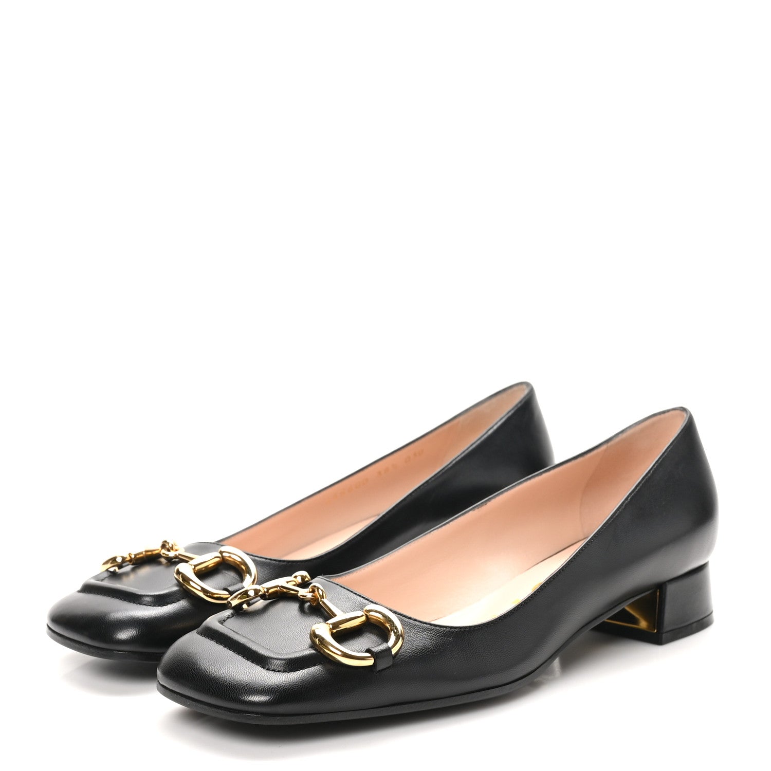 Gucci Malaga Kid Horsebit Ballet 25mm Flats 38.5 Black 4 of 9
