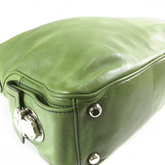 Marc Jacobs Leather Large Multipocket Hobo Green 5 of 10