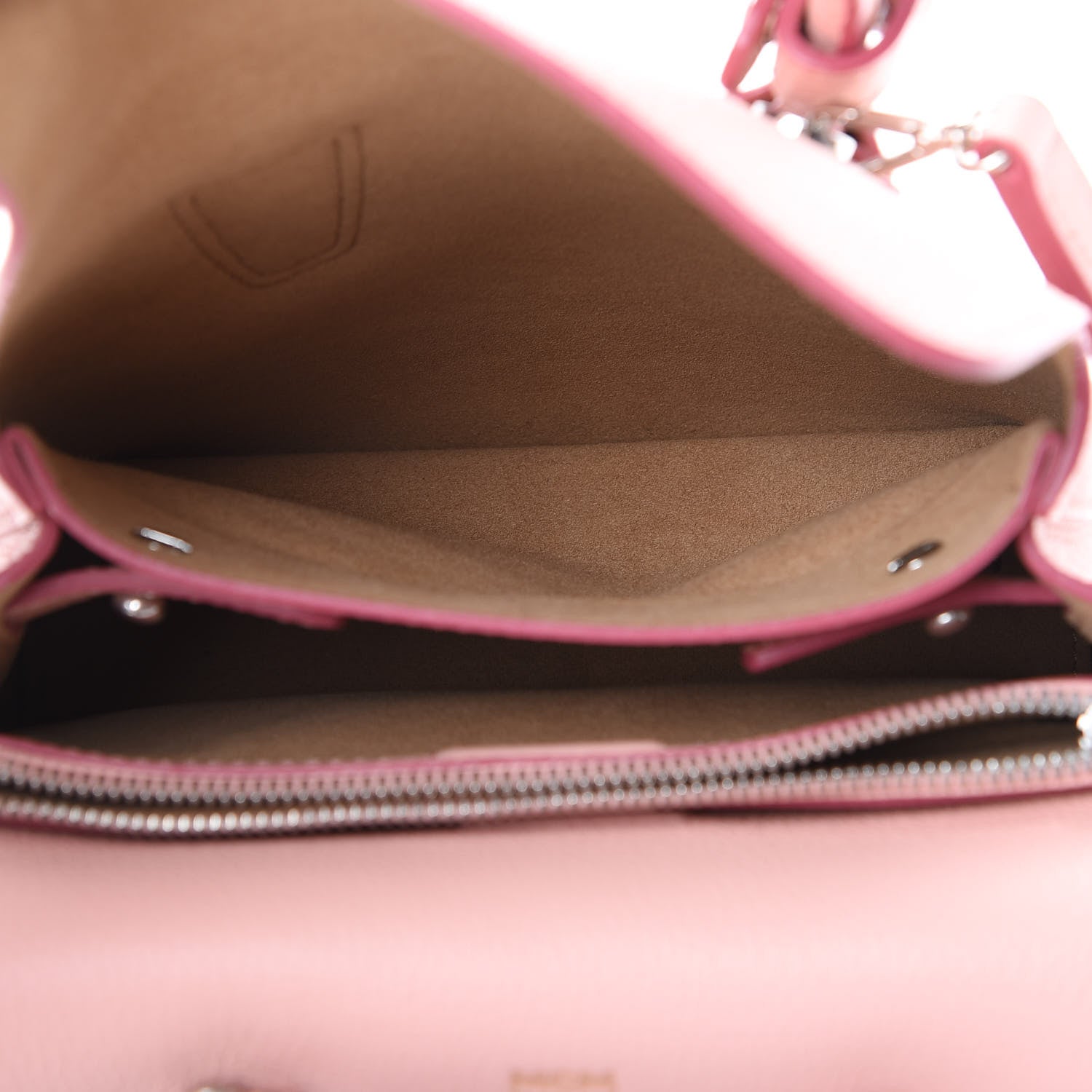 MCM Grained Calfskin Mini Milla Tote Pink Blush 4 of 9