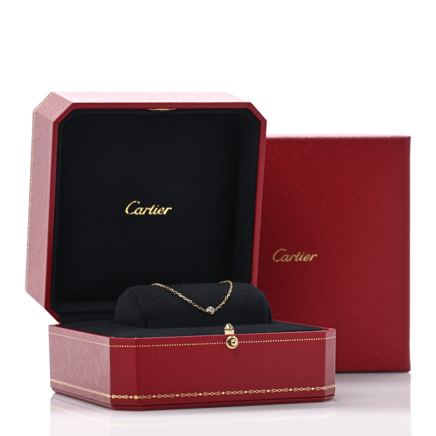 Cartier 18K Yellow Gold Diamond SM D'Amour Bracelet 4 of 4