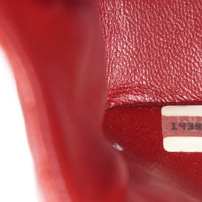 Chanel Lambskin Quilted Medium Double Flap Red 10 of 10