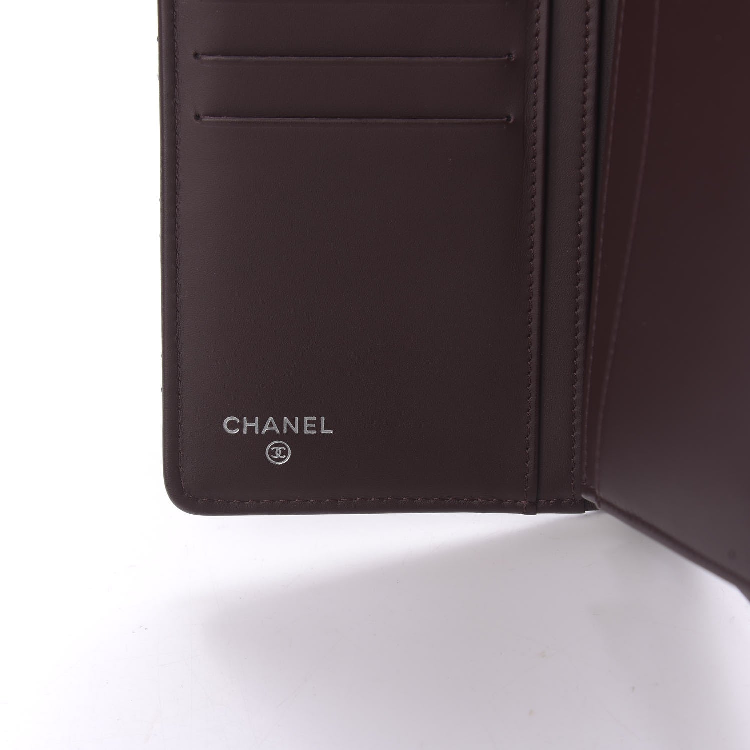 Chanel Caviar Quilted Yen Wallet Black 8 of 10