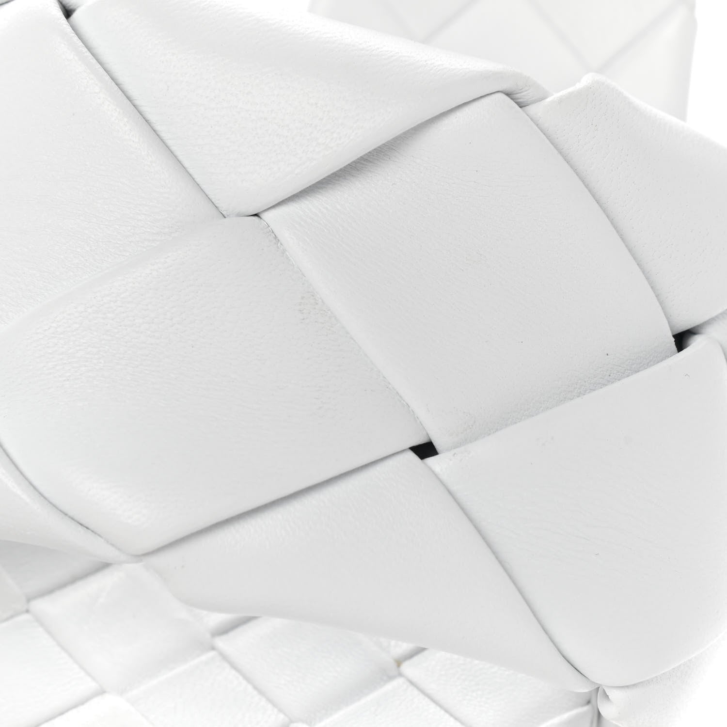Bottega Veneta Nappa Maxi Intrecciato Lido Mule Sandals 38 Optic White 8 of 8