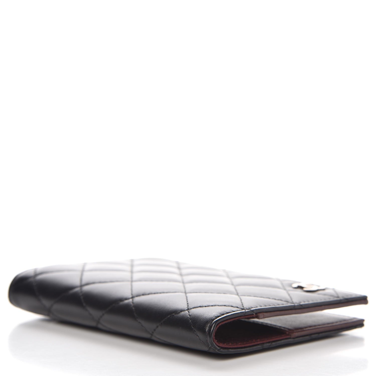 Chanel Lambskin Quilted Passport Holder Black 4 of 8