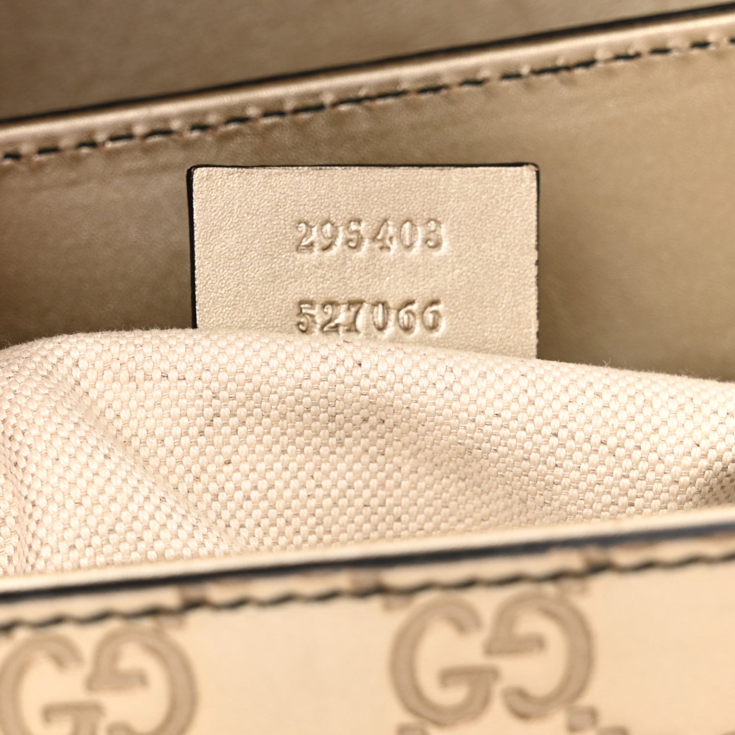 Shine Guccissima Large Emily Chain Shoulder Bag Gold