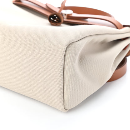 Hermes Vache Hunter Criss Viking Herbag Zip Retourne 31 PM Beton Fauve 8 of 8