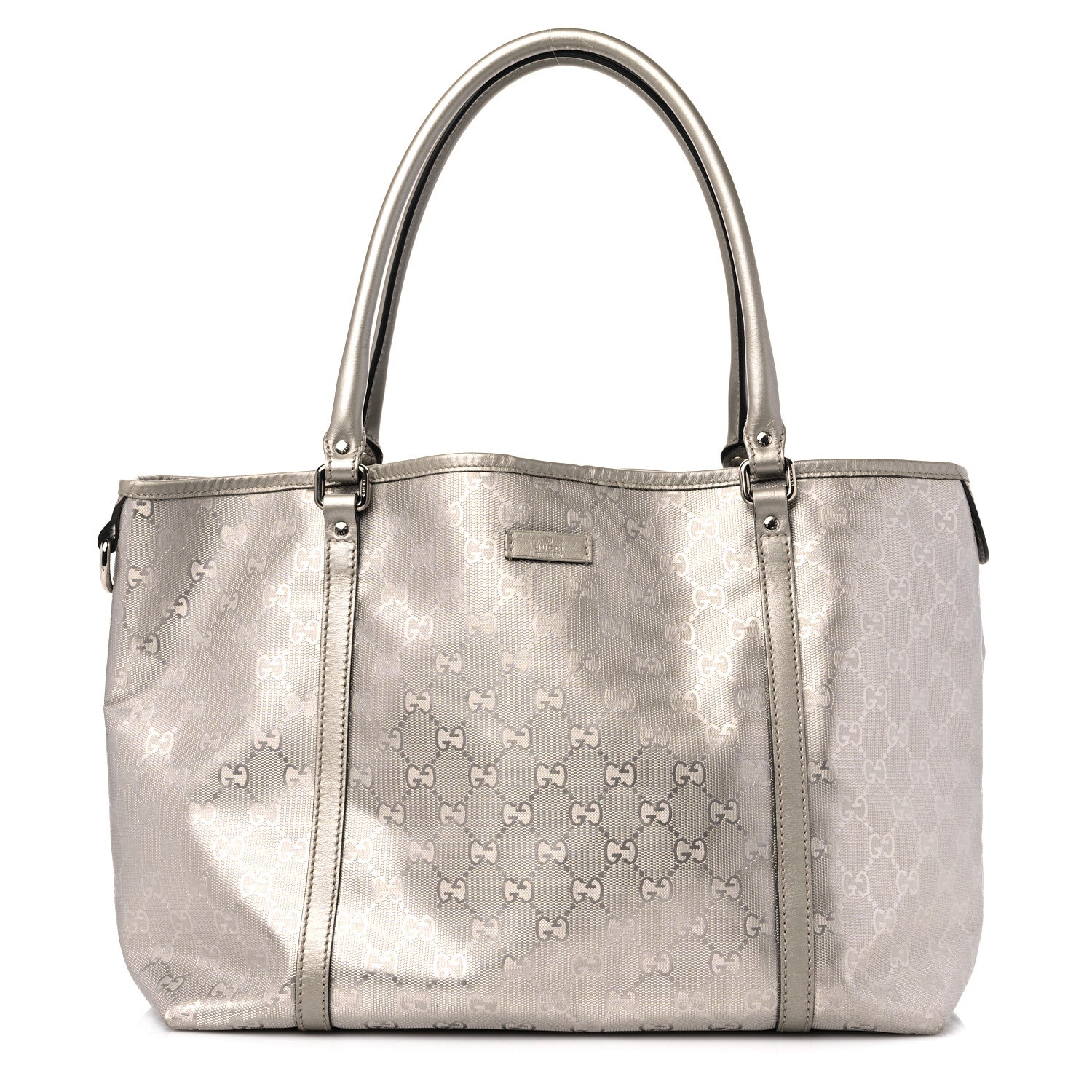 Gucci Imprime Monogram Medium Joy Tote Silver 1 of 12