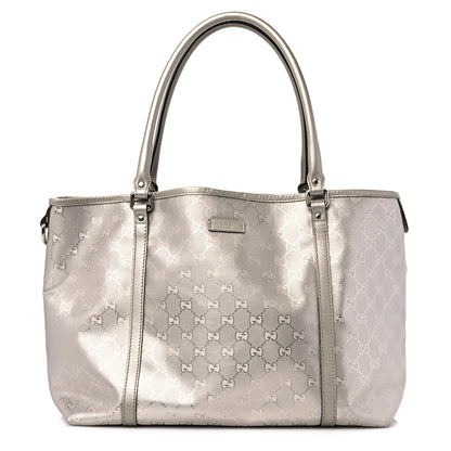 Gucci Imprime Monogram Medium Joy Tote Silver 1 of 12