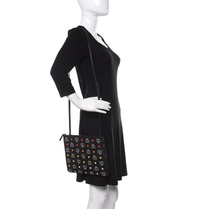 MCM Skyoptic Visetos Crossbody Pouch Spectrum Diamond Black 2 of 10