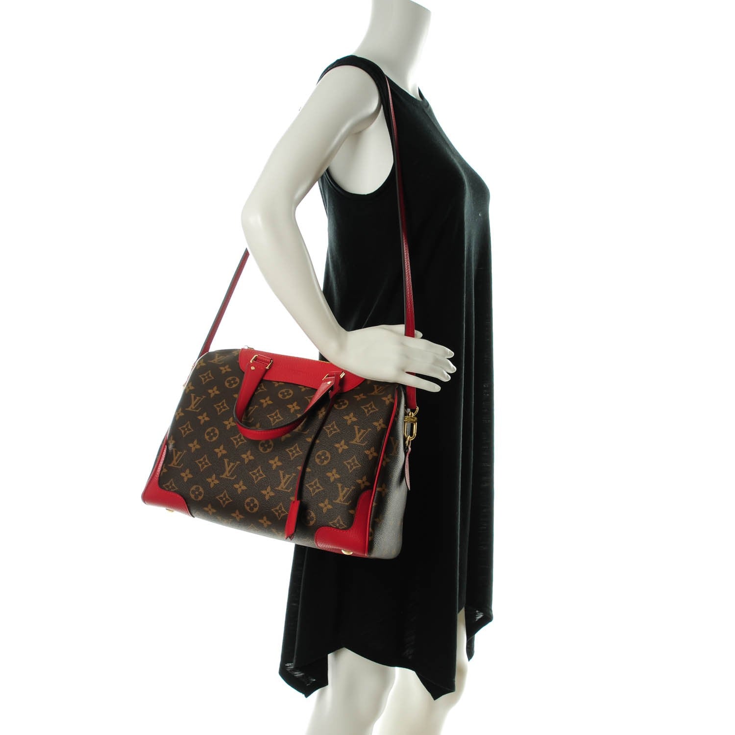 Louis Vuitton Monogram Retiro NM Coquelicot 2 of 7