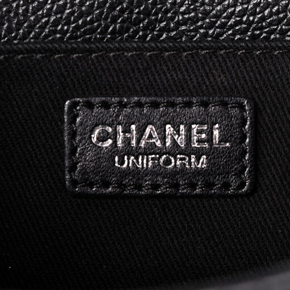 Chanel Grained Calfskin Quilted 2.55 Reissue Flap Belt Bag Clutch Black 6 of 10