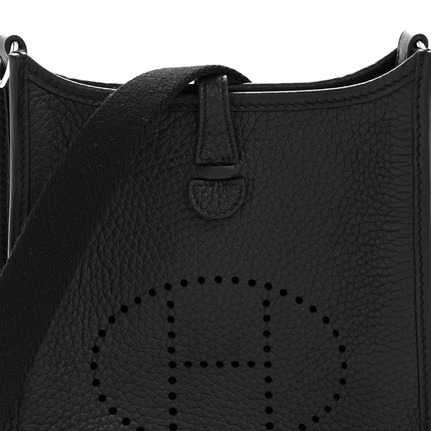 Hermes Taurillon Clemence Evelyne TPM Black 20 of 34
