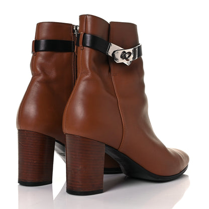 Hermes Calfskin Saint Germain Ankle Boots 38 Naturel 4 of 11