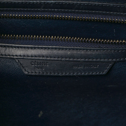 Celine Smooth Calfskin Striped Canvas Mini Luggage Multicolor 6 of 12