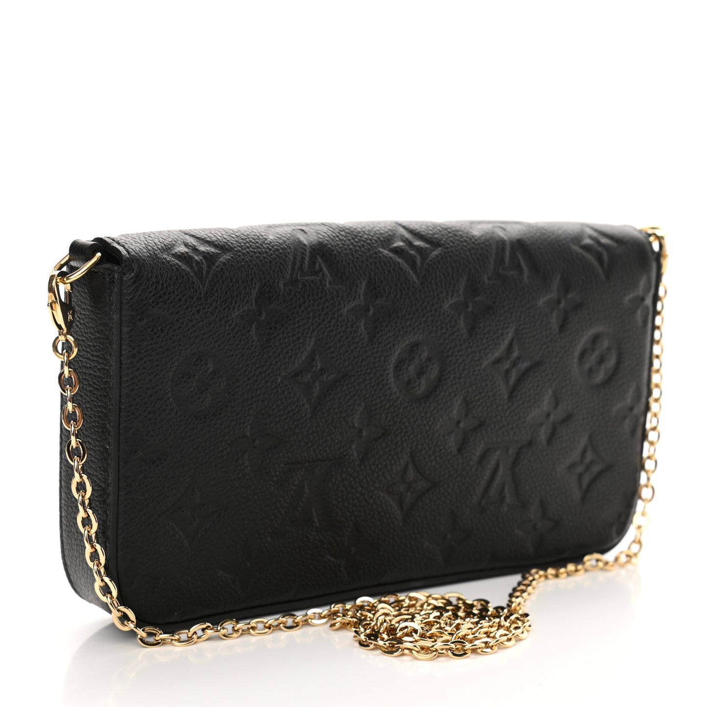 Empreinte Pochette Felicie Chain Wallet Black