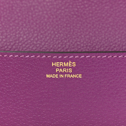 Hermes Evercolor Roulis Slim Wallet Anemone 7 of 9