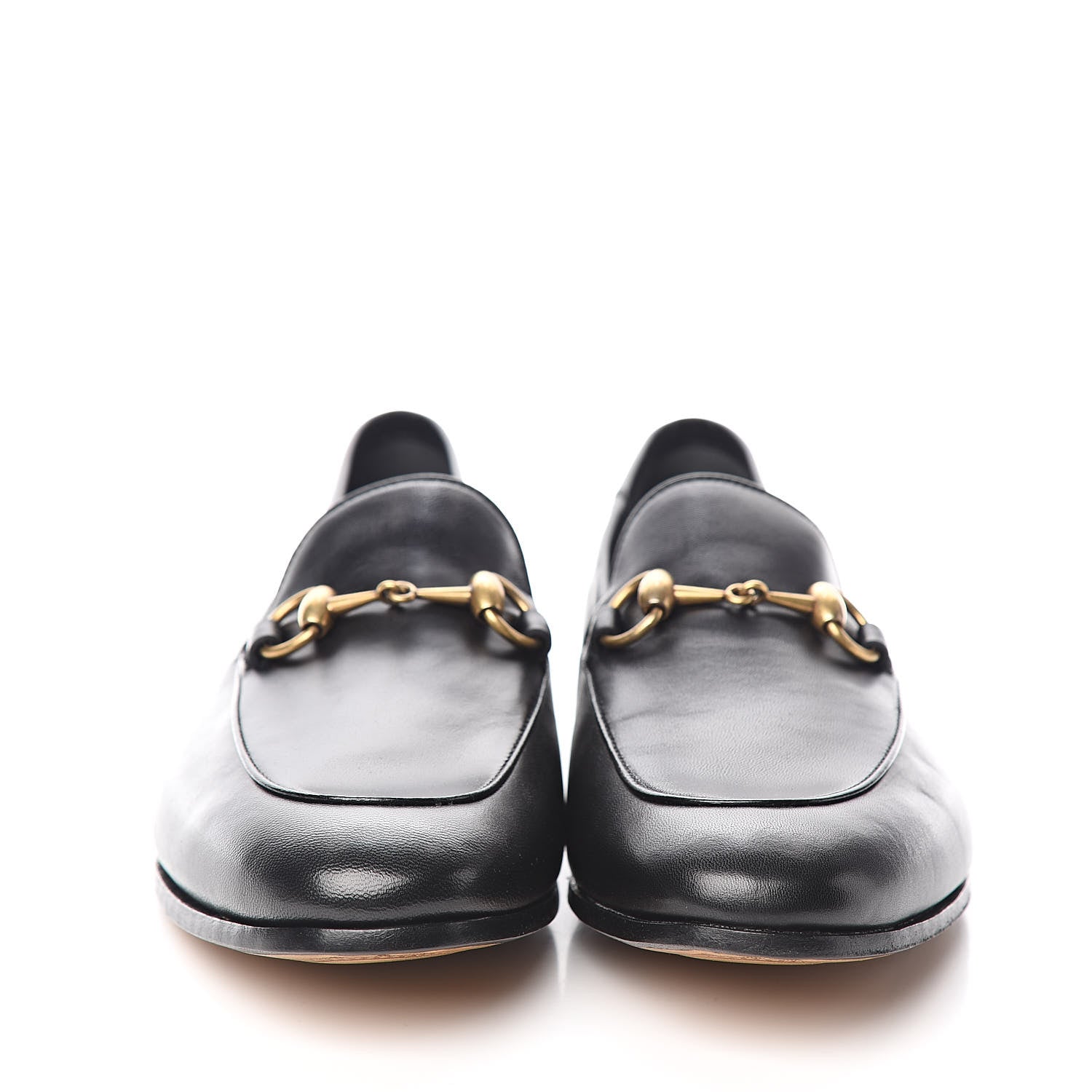 Gucci Lambskin Mens Brixton Horsebit Loafers 6 Black 2 of 9