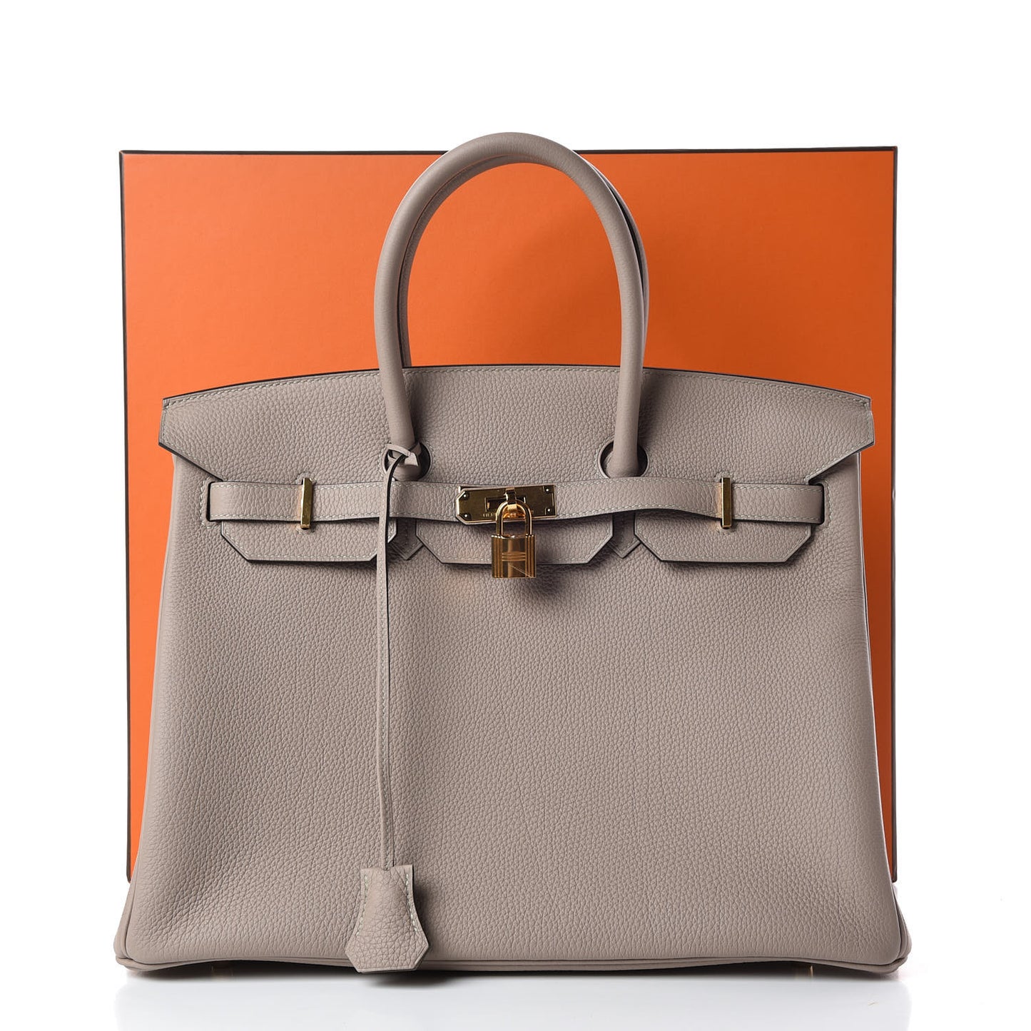 Togo Birkin 35 Gris Tourterelle