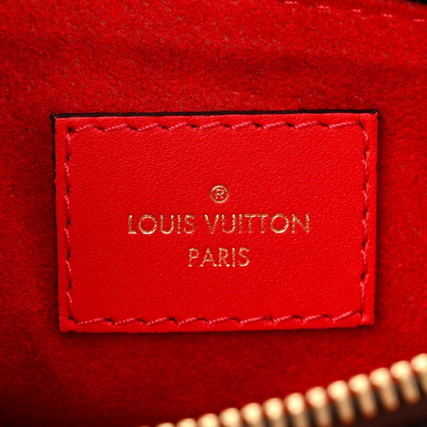 Monogram Flower Tote Coquelicot