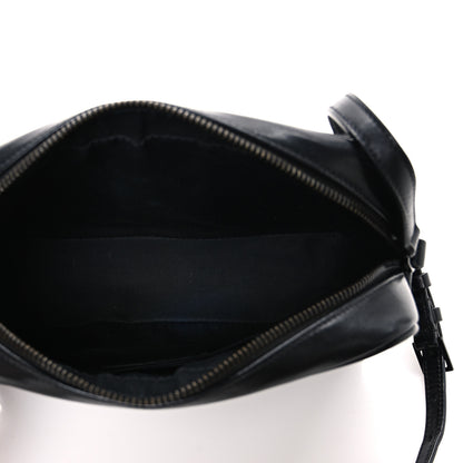 Saint Laurent Calfskin Matelasse Monogram Monochrome Lou Camera Bag Black 5 of 12