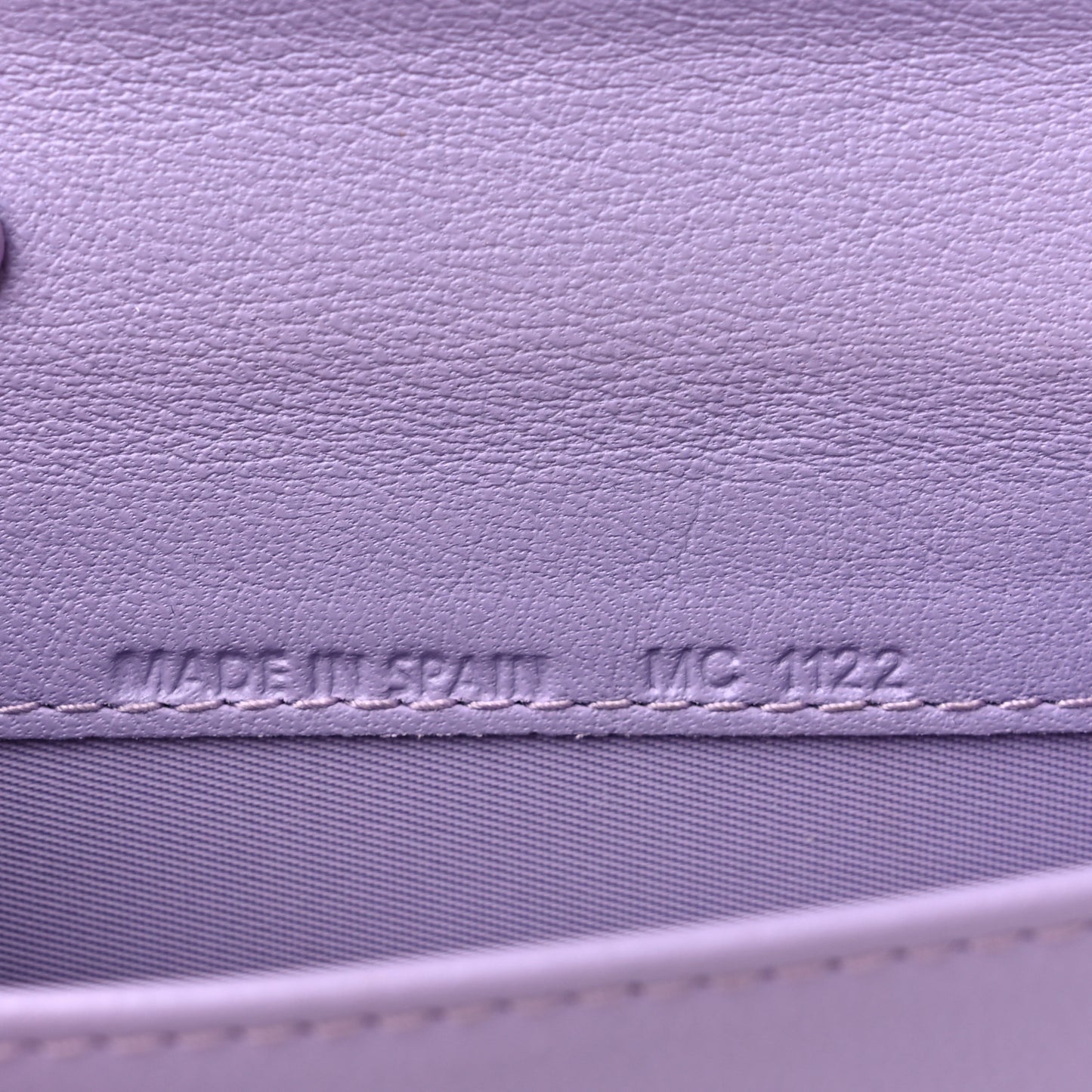 Patent Cannage Lady Dior Card Holder Lilac