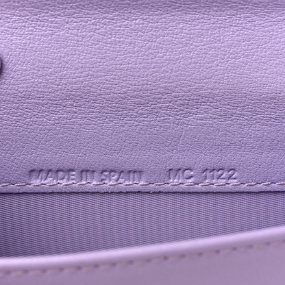 Christian Dior Patent Cannage Lady Dior Card Holder Lilac 7 of 10