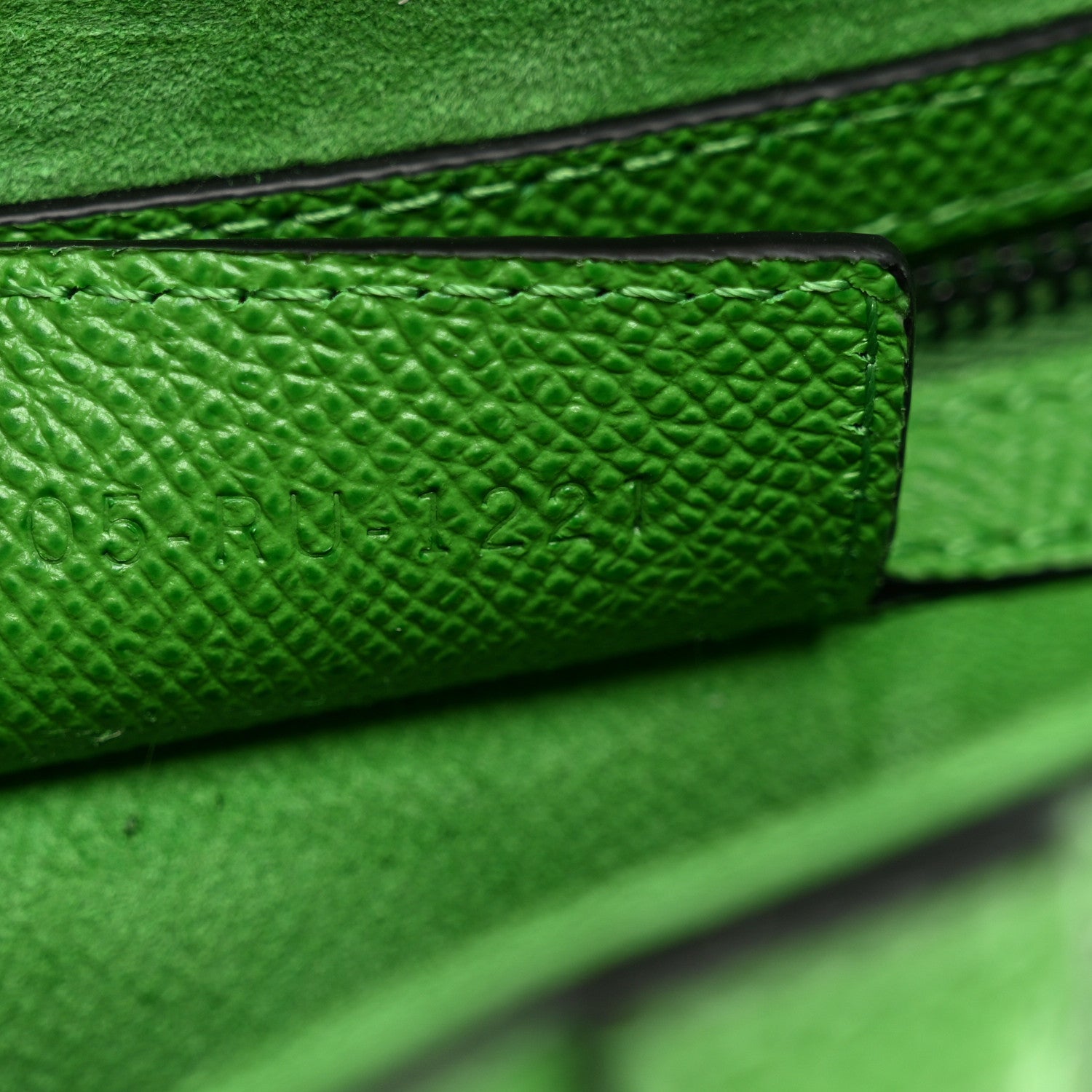 Christian Dior Grained Calfskin Saddle Bag Green 7 of 10
