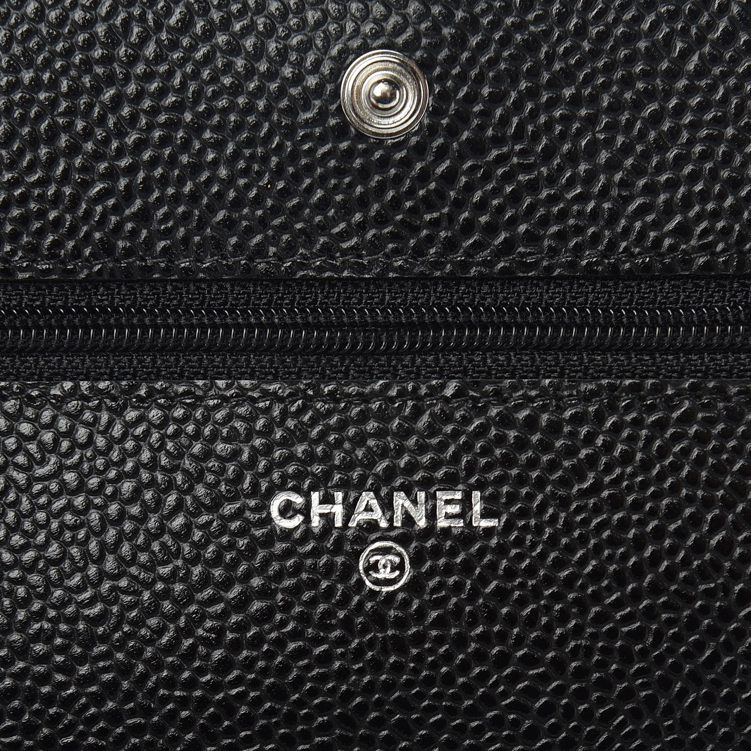 Chanel Caviar Quilted Wallet On Chain WOC Black 6 of 11