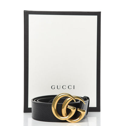 Gucci Textured Calfskin Double G 40mm Belt 110 44 Black 8 of 8