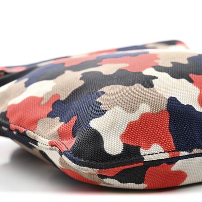 Prada Cordura Saffiano Camouflage Crossbody Rosso 9 of 10