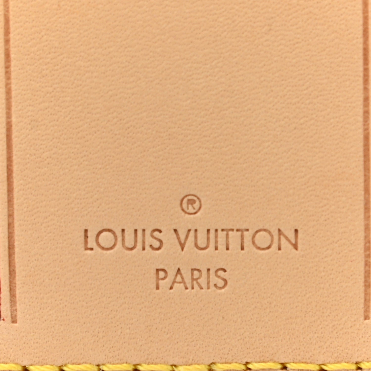 Louis Vuitton Vachetta Luggage Tag 3 of 3
