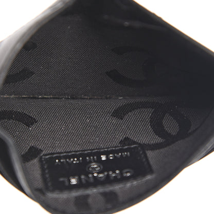 Chanel Calfskin Quilted Cambon Card Holder Black 4 of 7