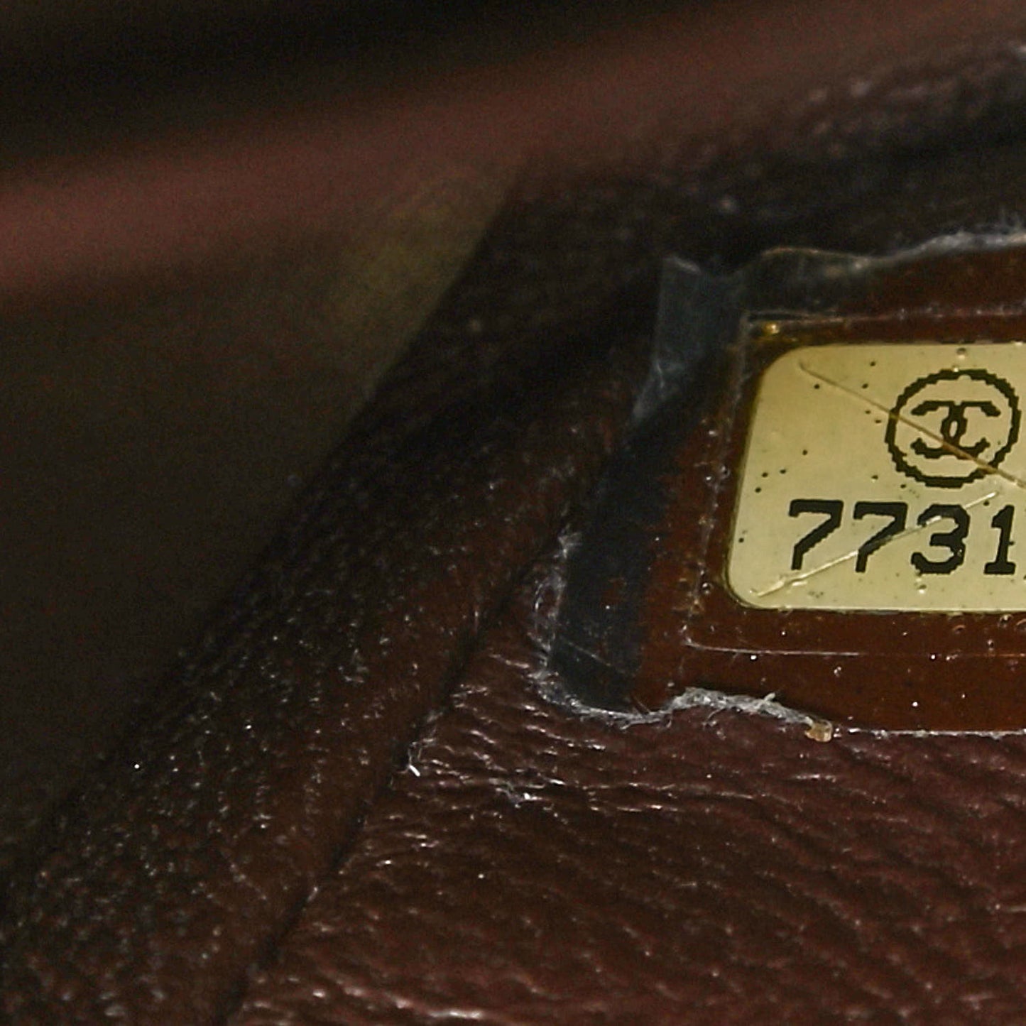 Lambskin Quilted Medium Double Flap Brown