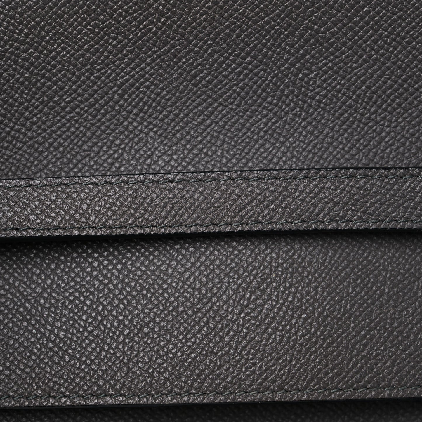 Grained Calfskin Mini Belt Bag Grey