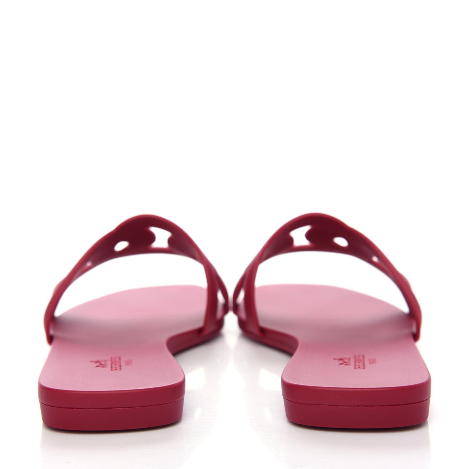 Hermes Rubber Aloha Sandals 37 Rose Baie 7 of 11