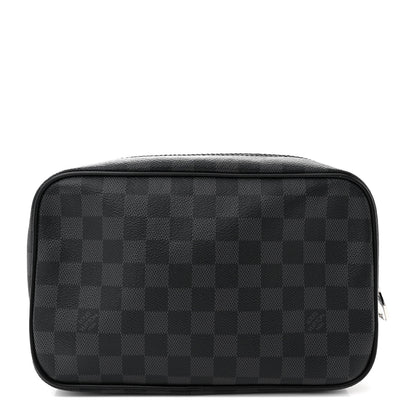 Louis Vuitton LOUIS VUITTON Damier Graphite Toilet Pouch PM 1 of 7