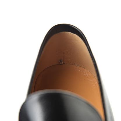 Gucci Goatskin Web Mens GG Loafers 6.5 Black 8 of 9