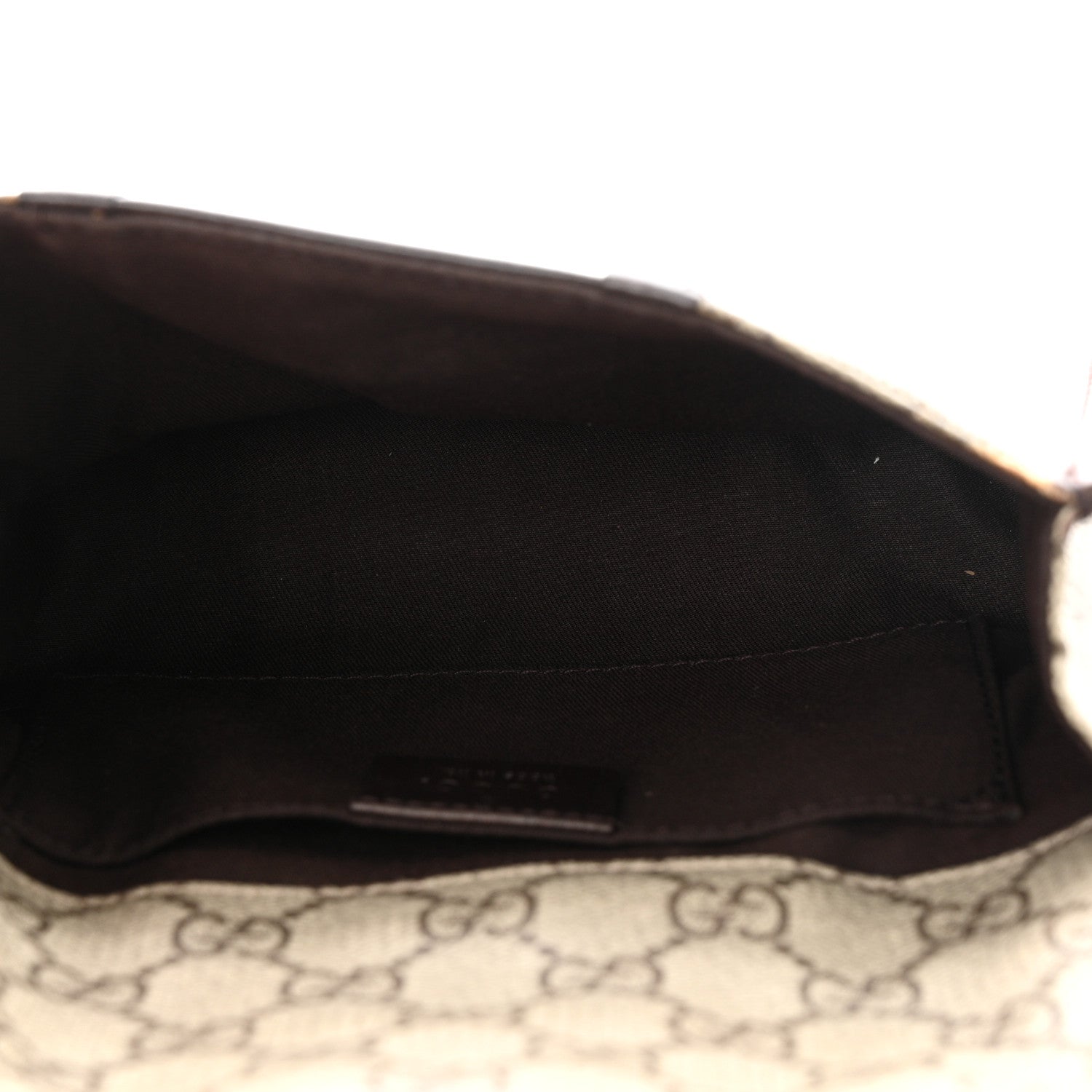 Gucci GG Monogram Plus Web Belt Bag Dark Brown 5 of 10
