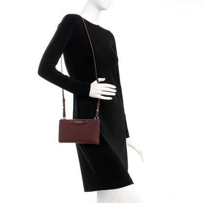 Givenchy Grained Goatskin Antigona Crossbody Oxblood 2 of 8