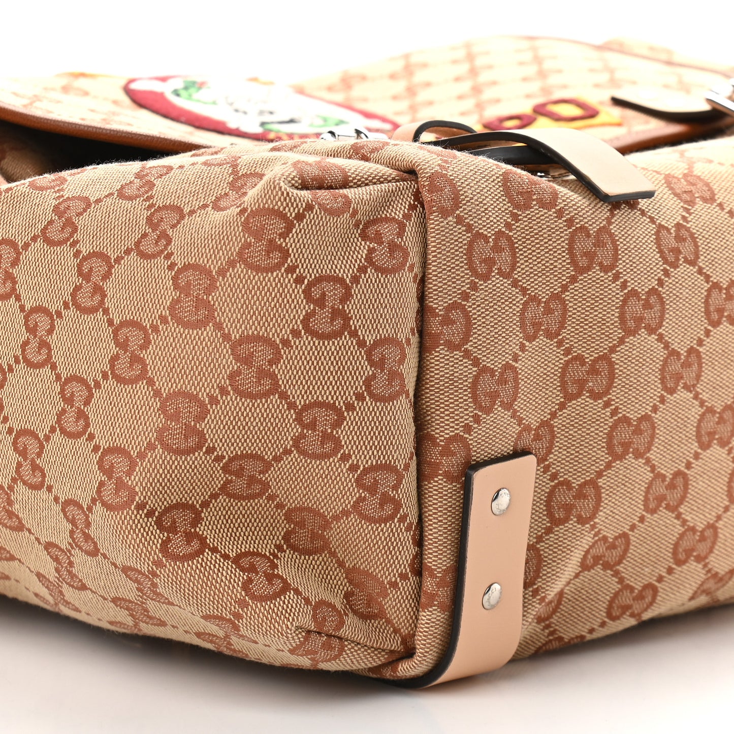 Monogram Childrens Sciroppo Patch Backpack Beige