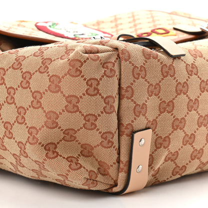 Gucci Monogram Childrens Sciroppo Patch Backpack Beige 8 of 9