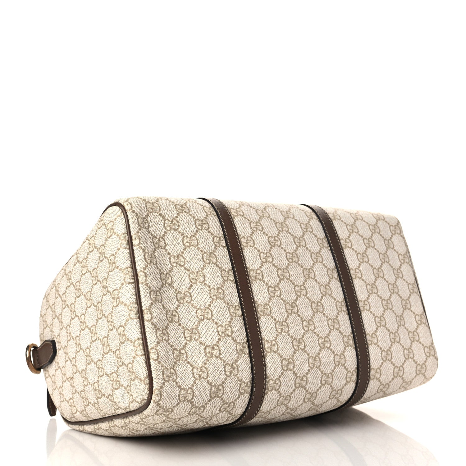Gucci GG Supreme Monogram Calfskin Medium Nice Boston New Mystic White Beige Brown 4 of 8