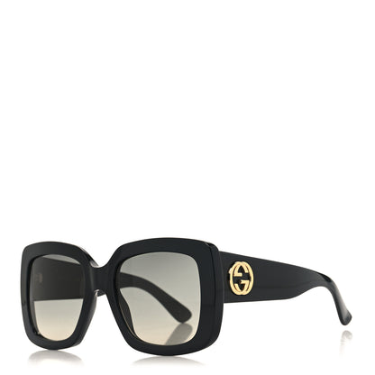 Gucci Acetate Square Frame Sunglasses GG0141SN Black 1 of 7