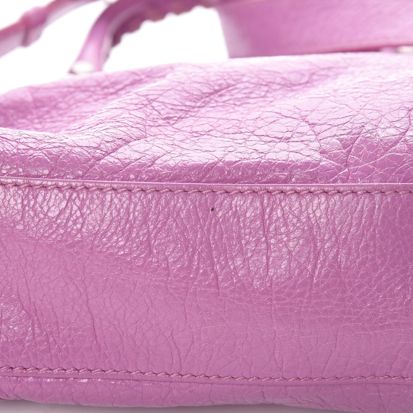 Agneau Giant 12 Silver Hardware Mini City Rose Berlingot