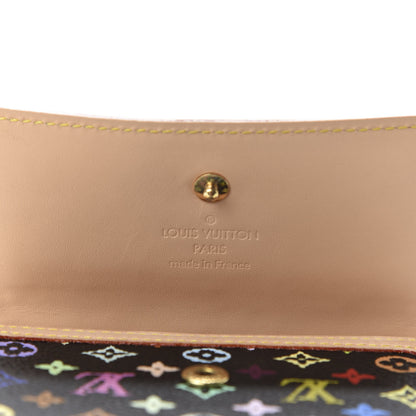Louis Vuitton Monogram Multicolor Porte-Monnaie Billets Wallet Black 8 of 8