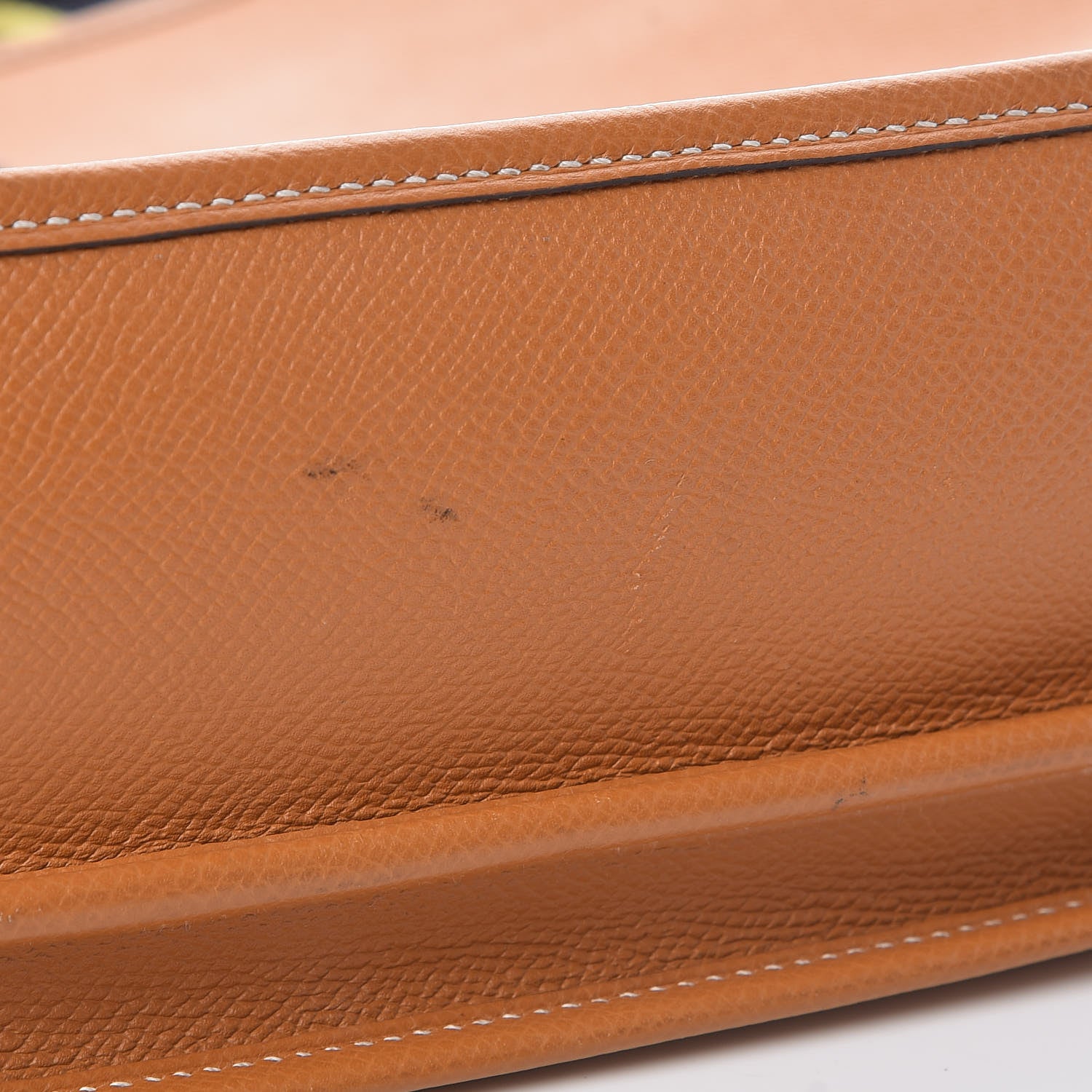Hermes Epsom Amazone Evelyne III PM Toffee Bleu Indigo Lime 10 of 10