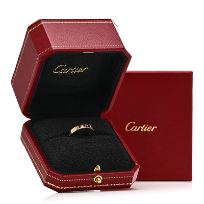 Cartier 18K Yellow Gold 3.5mm LOVE Wedding Band Ring 55 7.25 5 of 5
