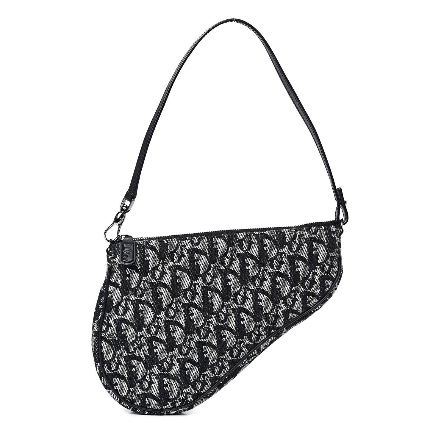 Monogram Mini Saddle Pochette Black