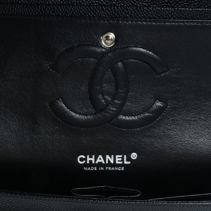 Chanel Caviar Quilted Medium Double Flap Black 7 of 9