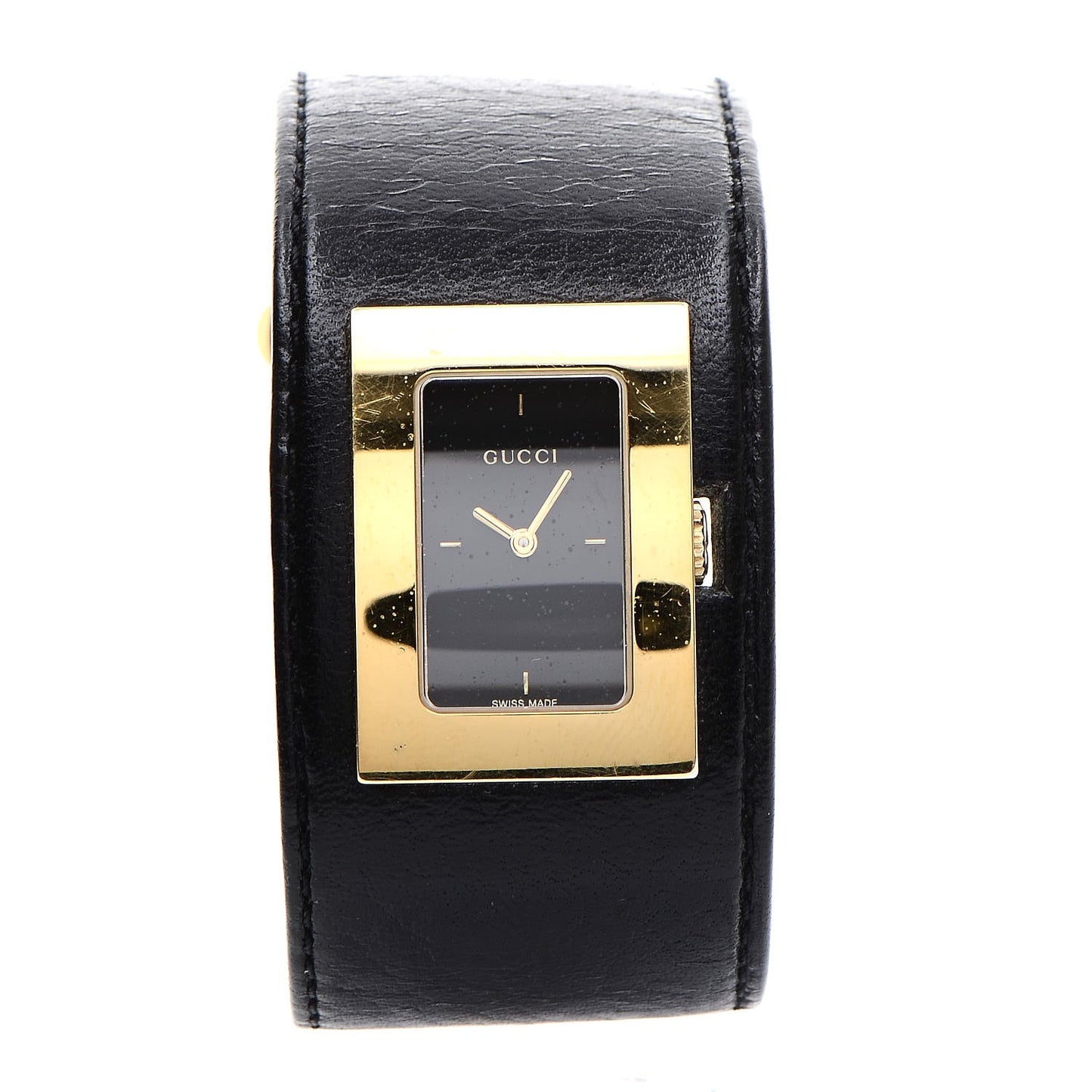 Stainless Steel Calfskin 33mm 7800L Quartz Watch Black